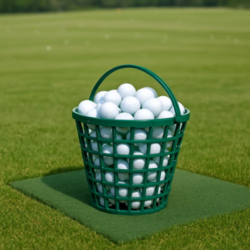 Míče na Driving Range - 1 koš