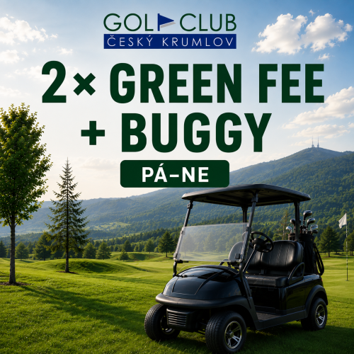 2x GREEN FEE + 1x BUGGY (PÁ-NE)