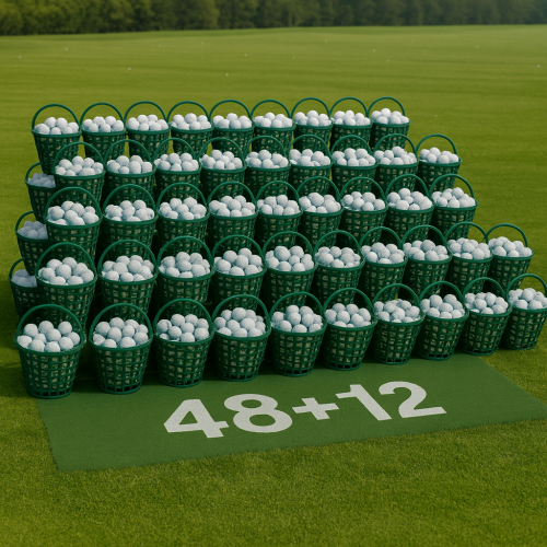 Míče na Driving Range - 42 + 18 košů zdarma